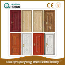 Moldeado piel de la puerta de fabricación de la máquina / MDF moldeado puerta piel / melamina hdf piel puerta 4.2mm de espesor